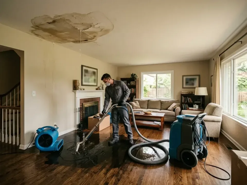 attic-pipe-burst-ceiling-drip-008 — frequently asked questions, Water Damage Restoration & Carpet Care in Ridge, NY
